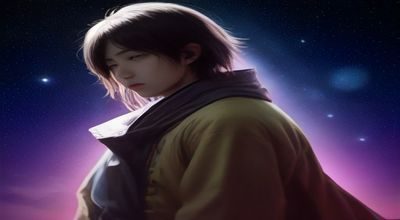 星野光官方手办产品图，精细还原角色冷静神情与标志性发饰，翠绿底座配色与角色气质高度契合，适合桌面展示收藏
